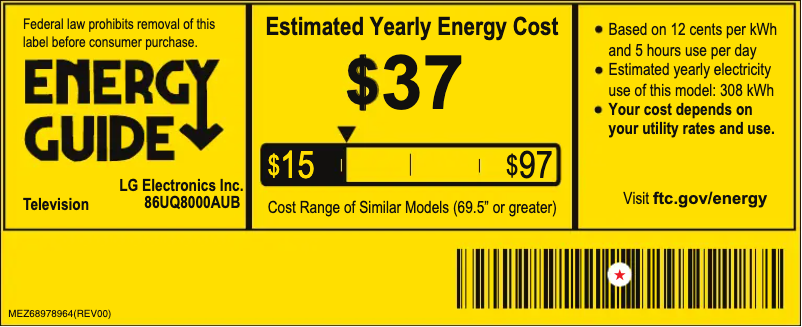 Imagen de la primera página del manual del dispositivo 86UQ8000AUB