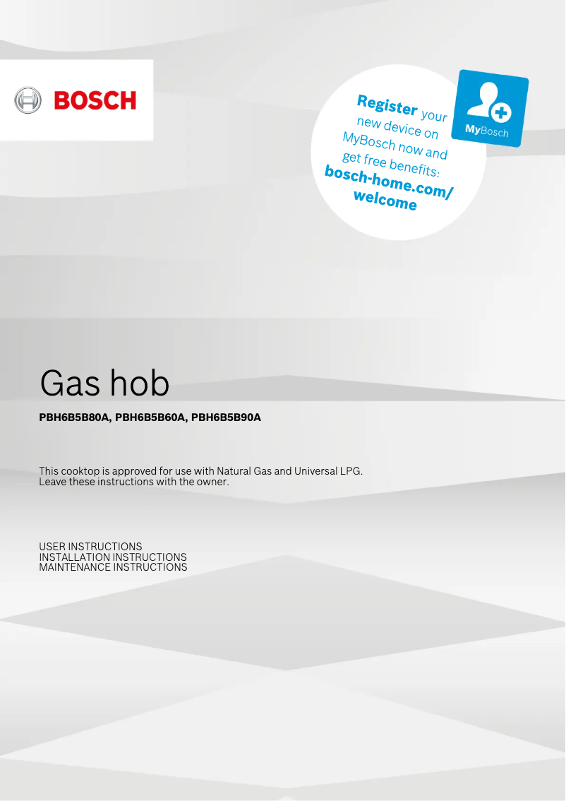 Imagen de la primera página del manual del dispositivo PBH6B5B80A