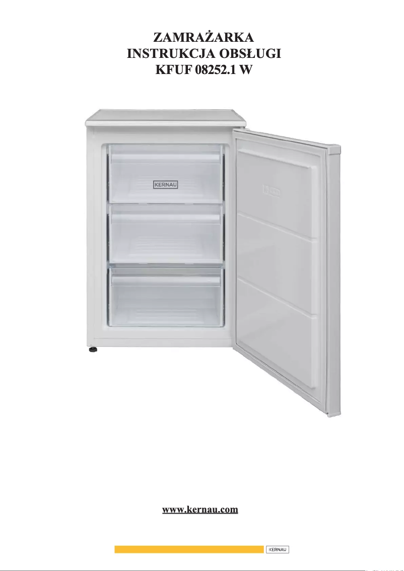 Imagen de la primera página del manual del dispositivo KFUF 08252 W