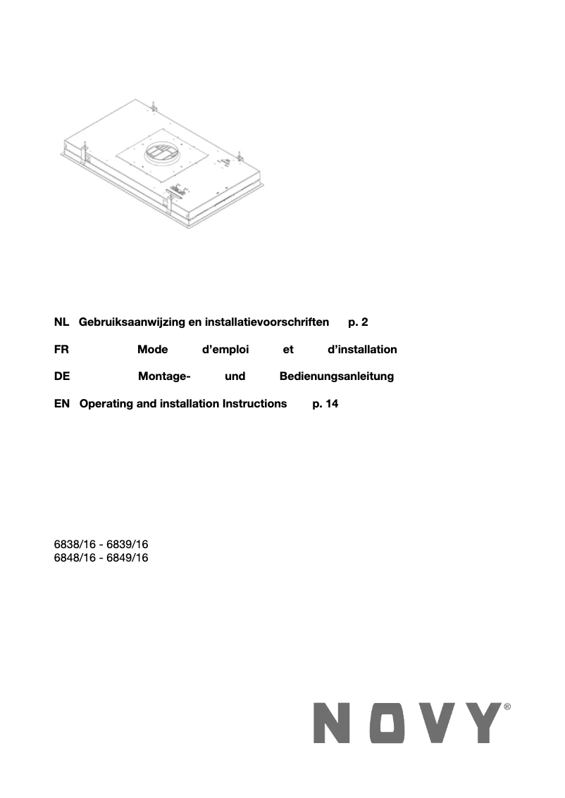 Imagen de la primera página del manual del dispositivo 6838