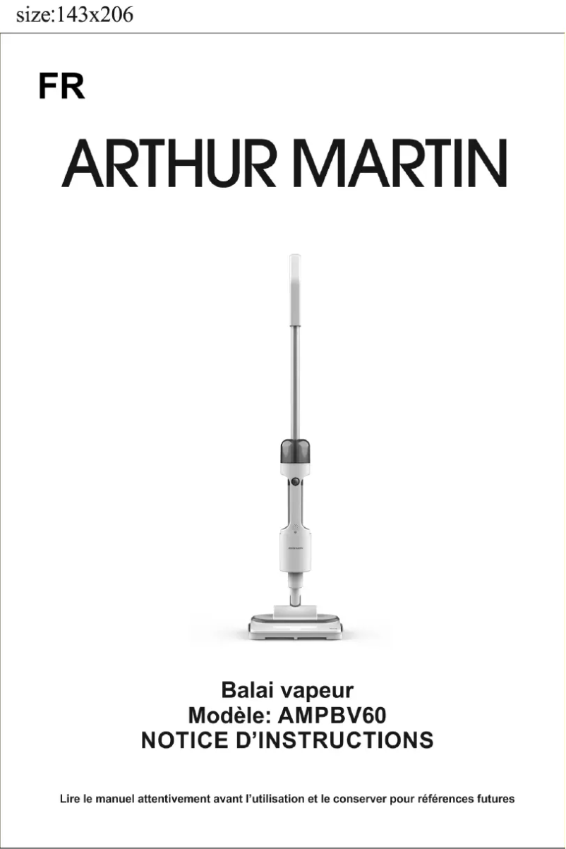 Página 1 del manual Manual de usuario Arthur Martin AMPBV60