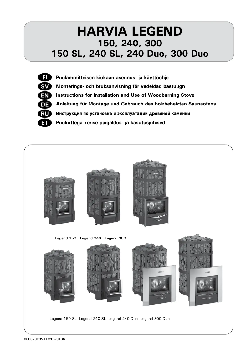 Imagen de la primera página del manual del dispositivo Legend 14 WK300LD