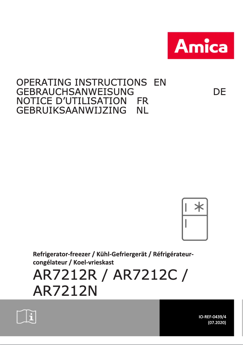 Imagen de la primera página del manual del dispositivo AR7212R