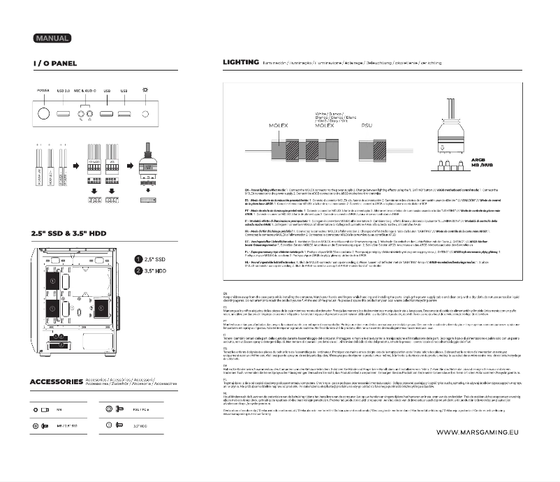 Imagen de la primera página del manual del dispositivo MC-NEO