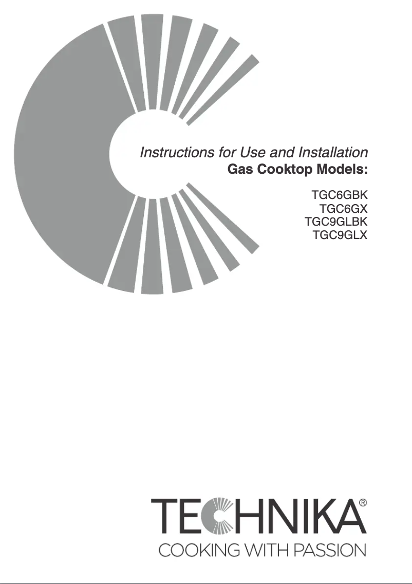 Página 1 del manual Manual de usuario Technika TGC6GX