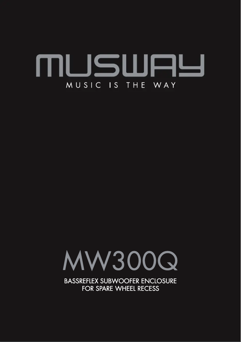 Página 1 del manual Manual de usuario Musway MW300Q