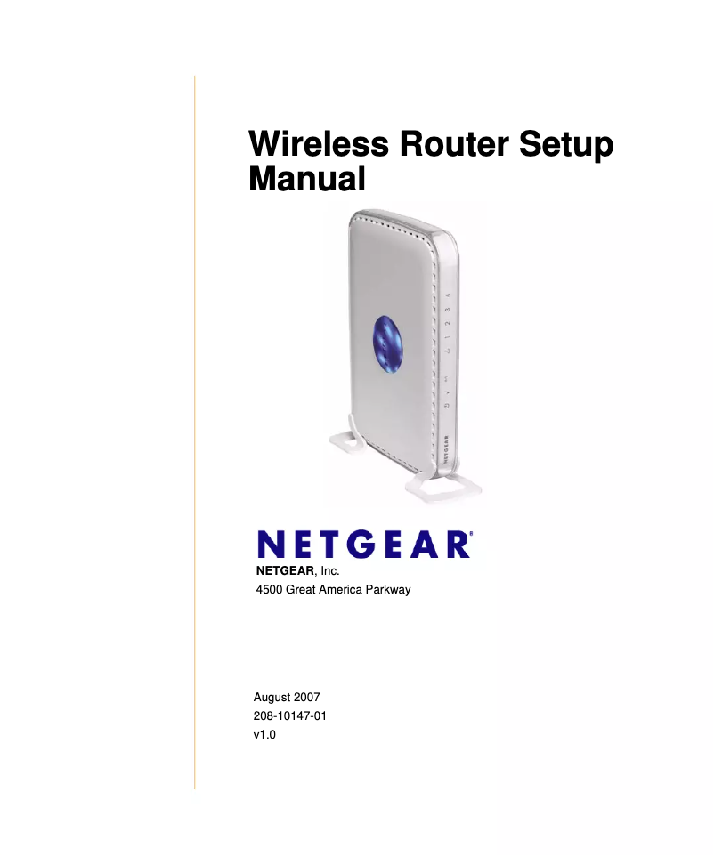 Imagen de la primera página del manual del dispositivo WPN824v3