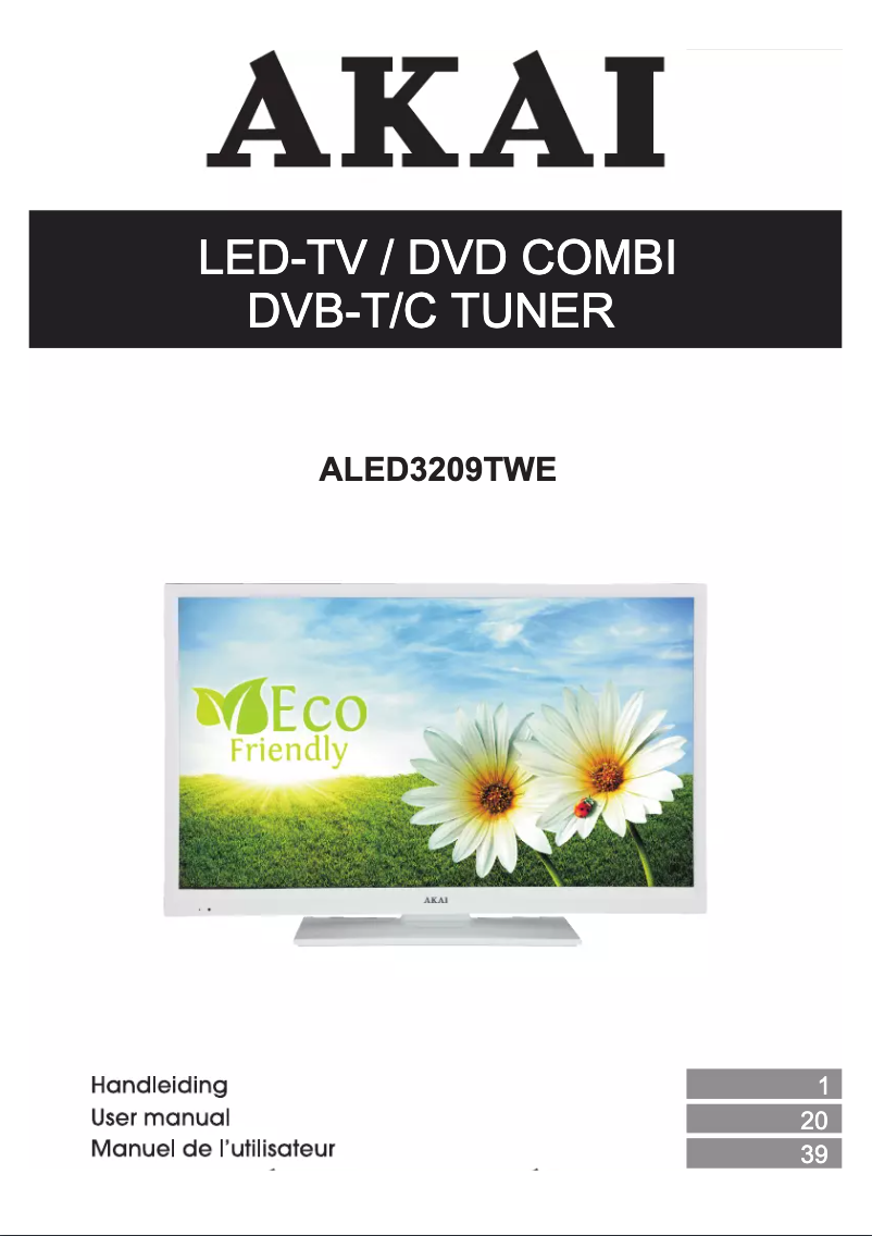 Imagen de la primera página del manual del dispositivo ALED3209TWE