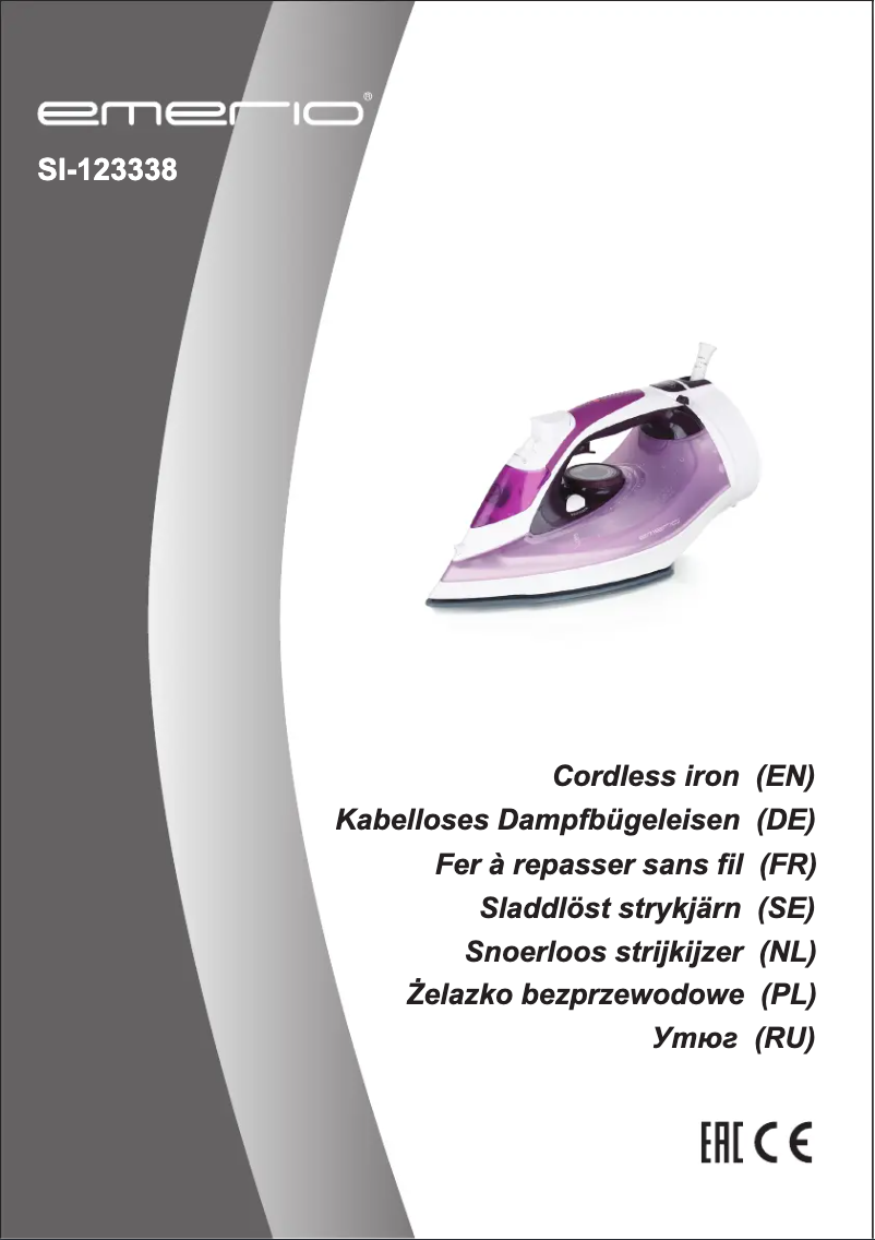 Imagen de la primera página del manual del dispositivo SI-123338