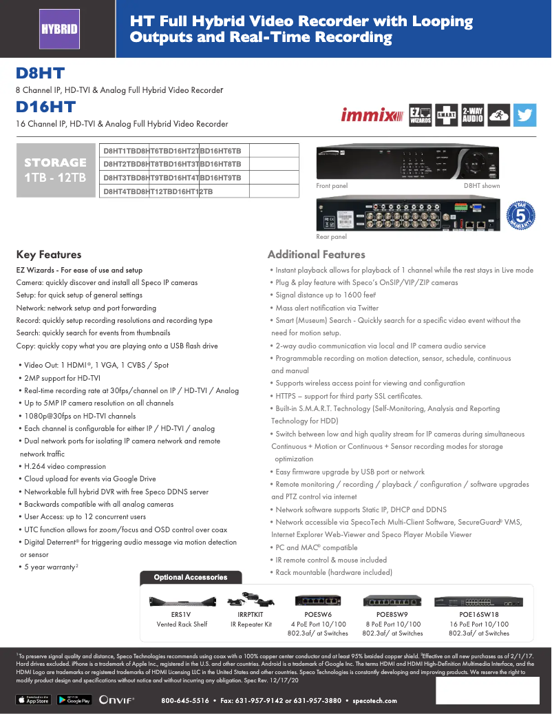 Imagen de la primera página del manual del dispositivo D8HT