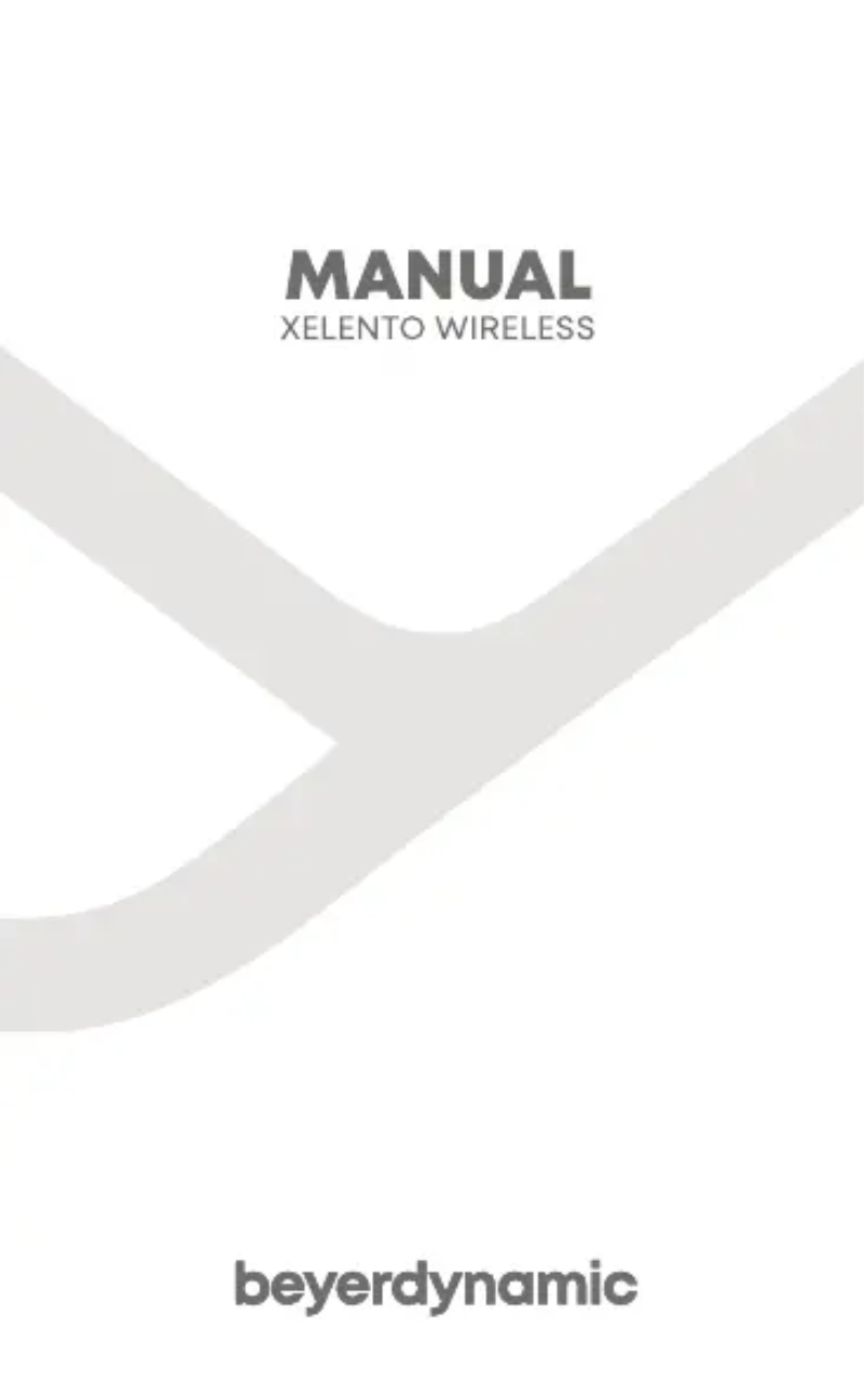 Imagen de la primera página del manual del dispositivo Xelento Wireless