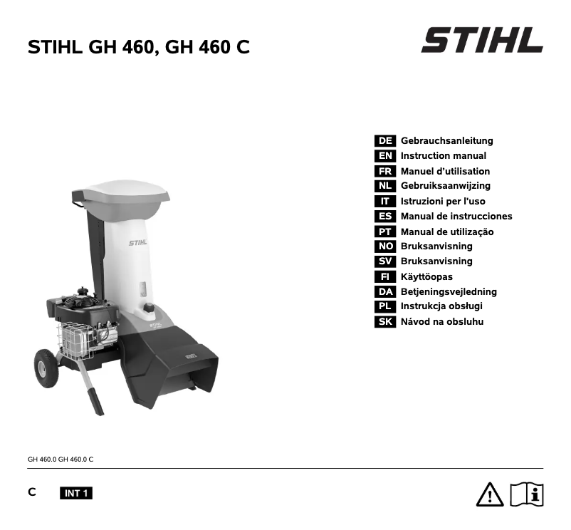 Página 1 del manual Manual de usuario Stihl GH 460