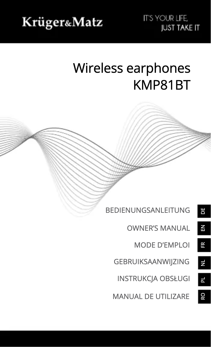 Página 1 del manual Manual de usuario Krüger&Matz KMP81BT