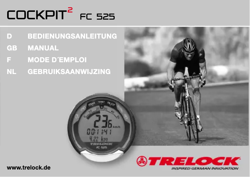 Imagen de la primera página del manual del dispositivo FC 525