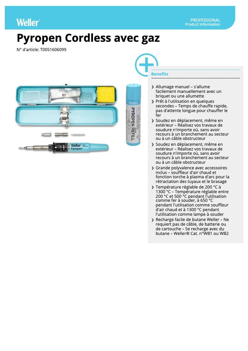 Imagen de la primera página del manual del dispositivo Pyropen