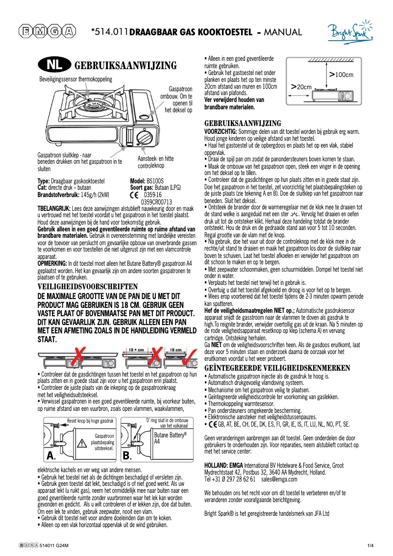 Imagen de la primera página del manual del dispositivo 514011