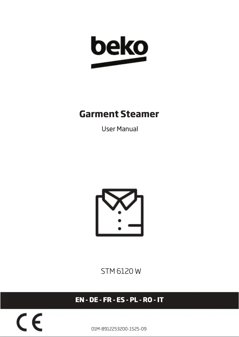 Imagen de la primera página del manual del dispositivo STM6120W