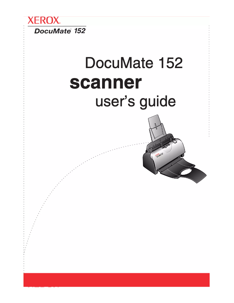 Imagen de la primera página del manual del dispositivo DocuMate 152