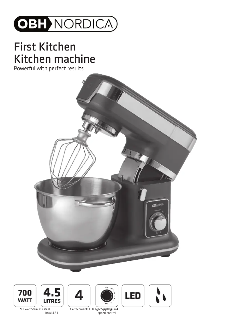 Imagen de la primera página del manual del dispositivo First Kitchen 6681