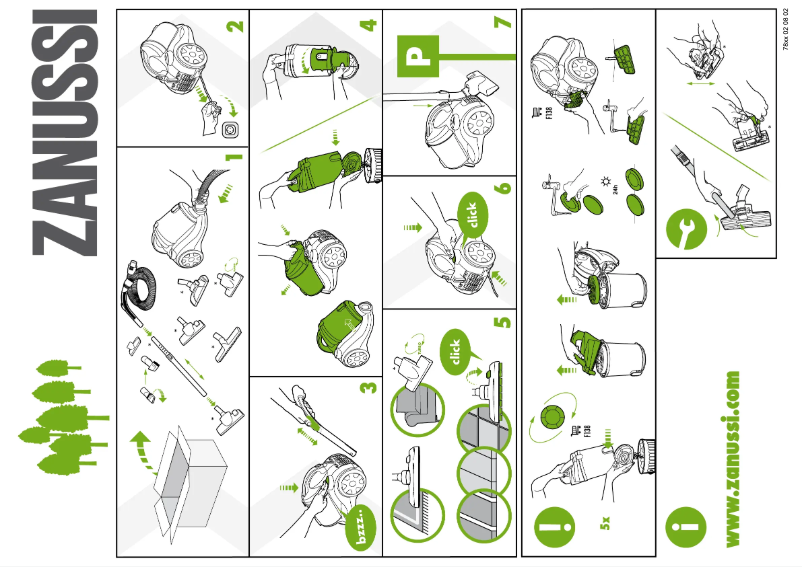 Página 1 del manual Manual de usuario Zanussi ZAN7830EL