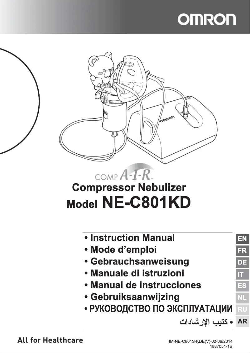 Imagen de la primera página del manual del dispositivo CompAIR NE-C801KD