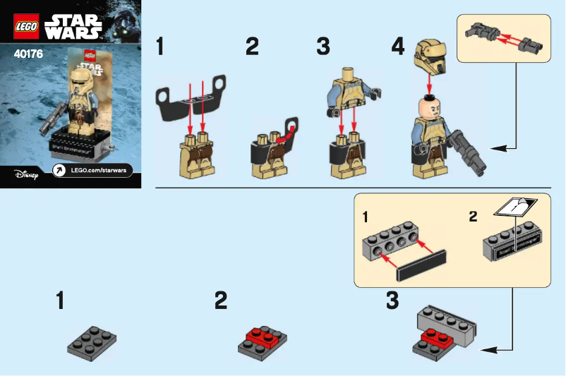 Página 1 del manual Manual de usuario Lego Star Wars 40176