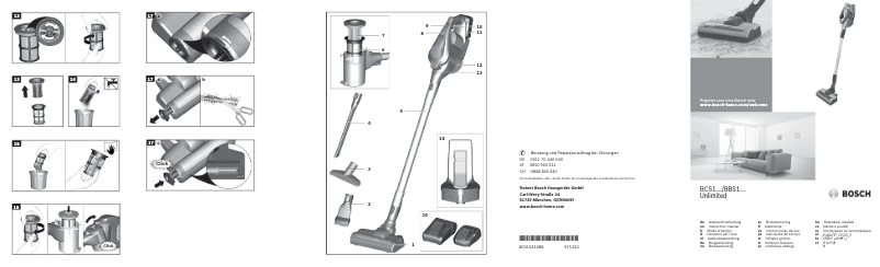 Imagen de la primera página del manual del dispositivo Unlimited BBS1BASE