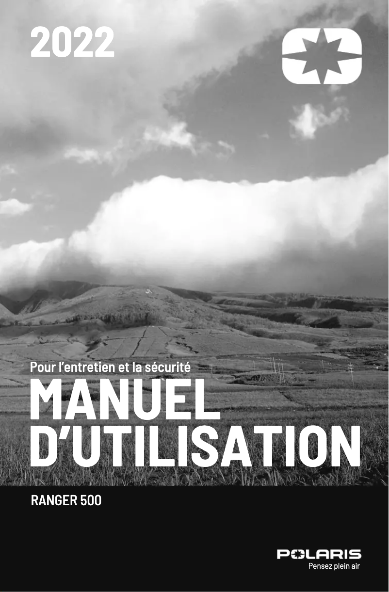 Imagen de la primera página del manual del dispositivo RANGER 500 (2022)