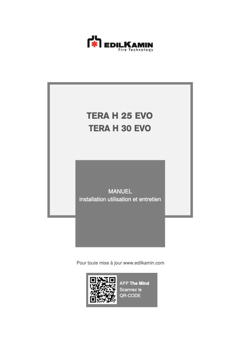 Página nº 1 - Manual de usuario Edilkamin TERA H 25 EVO