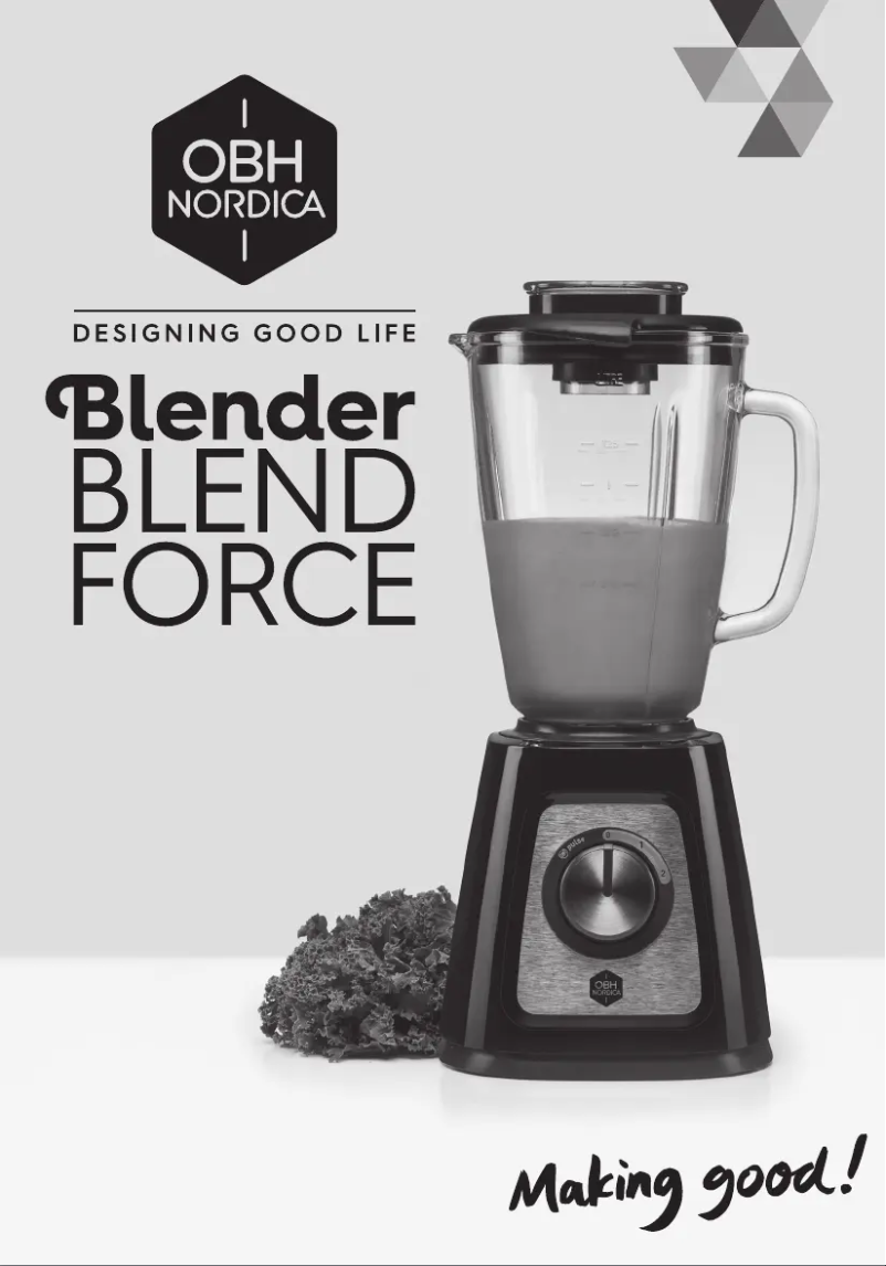 Página nº 1 - Manual de usuario OBH Nordica Blendforce LH42Q8S0