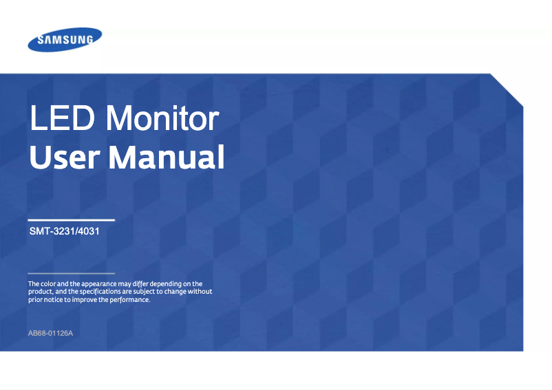 Imagen de la primera página del manual del dispositivo SMT-3231