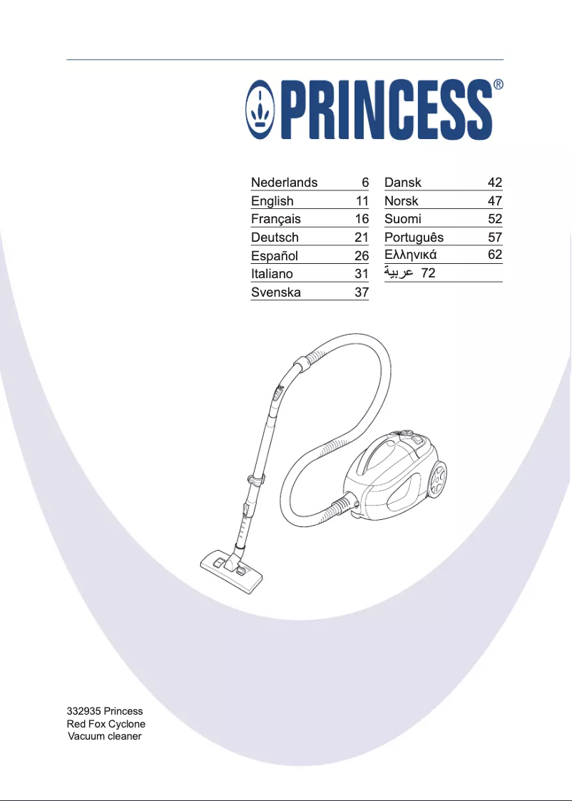 Página 1 del manual Manual de usuario Princess 332935 Red Viper Cyclone