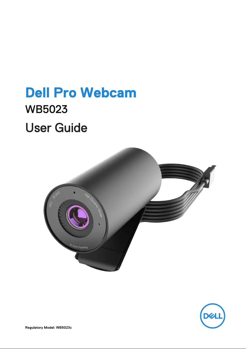 Página 1 del manual Manual de usuario Dell Pro WB5023