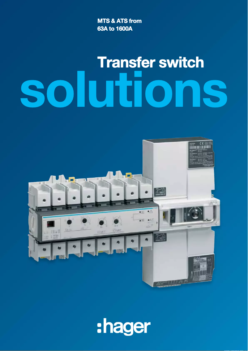 Página 1 del manual Folleto Hager HIC425G