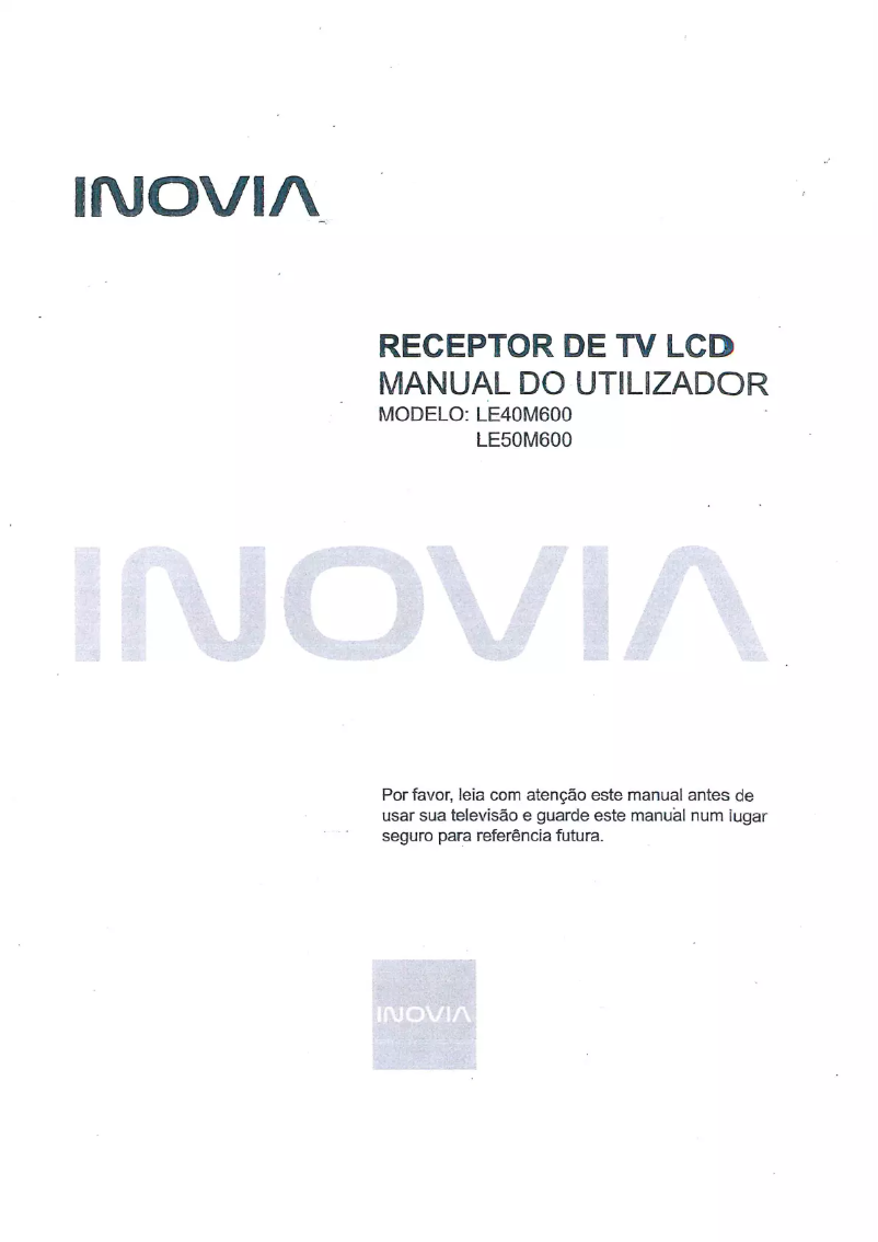 Imagen de la primera página del manual del dispositivo LE50M600