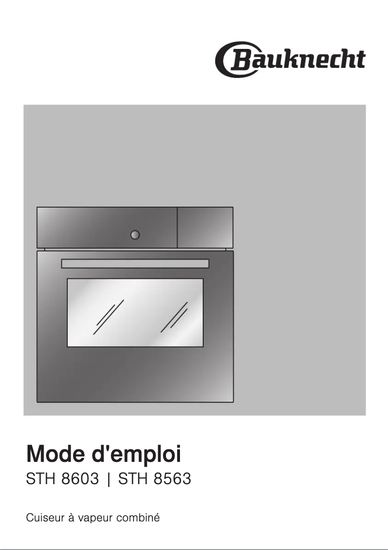 Página 1 del manual Manual de usuario Bauknecht STH 8563