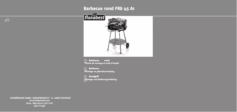 Página 1 del manual Manual de usuario Florabest FRG 45 A1