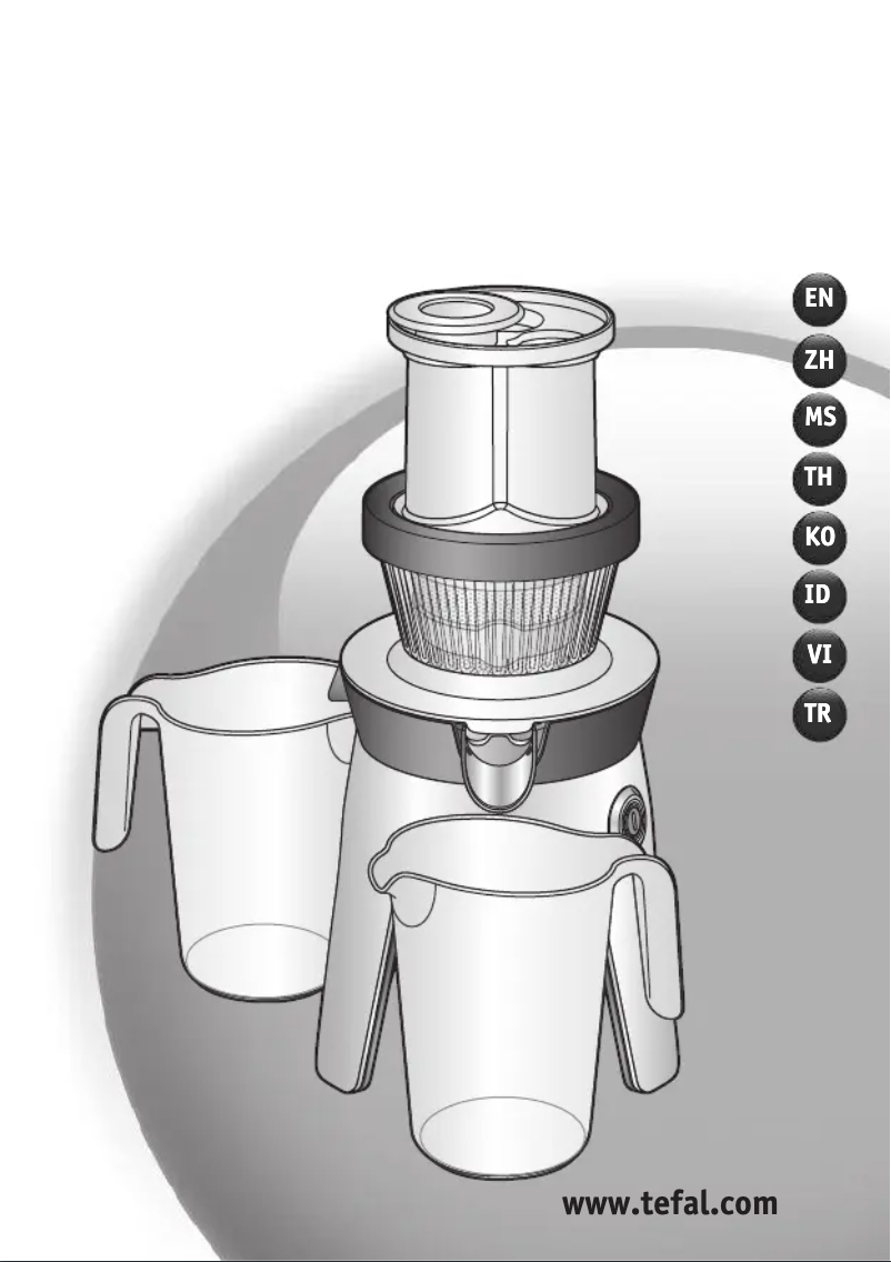 Página 1 del manual Manual de usuario Tefal Infiny Press Revolution ZC500