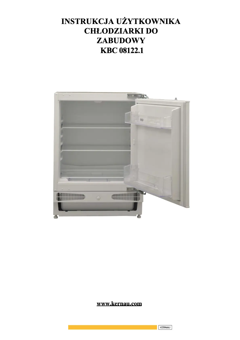 Imagen de la primera página del manual del dispositivo KBC 08122.1