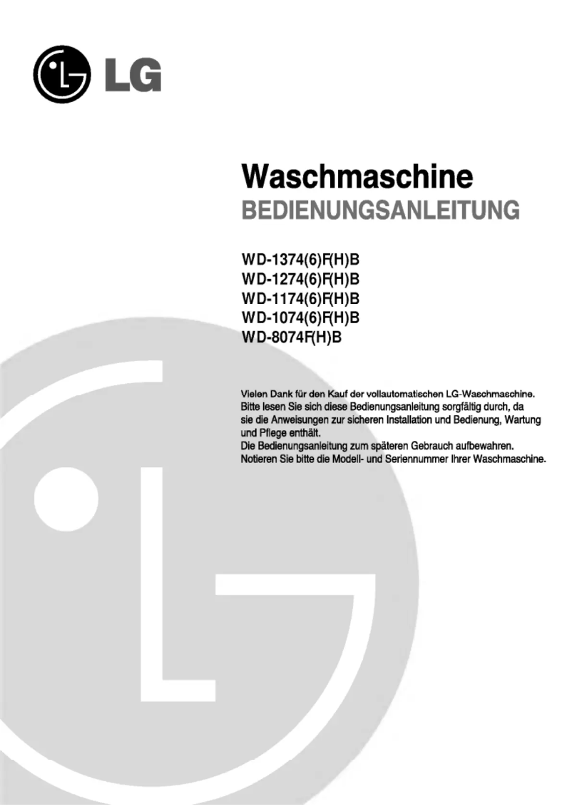 Imagen de la primera página del manual del dispositivo WD-1174FB