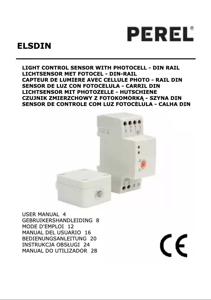 Imagen de la primera página del manual del dispositivo ELSDIN