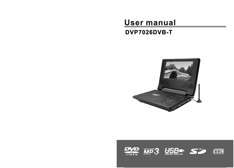 Página nº 1 - Manual de usuario Salora DVP7026DVBT