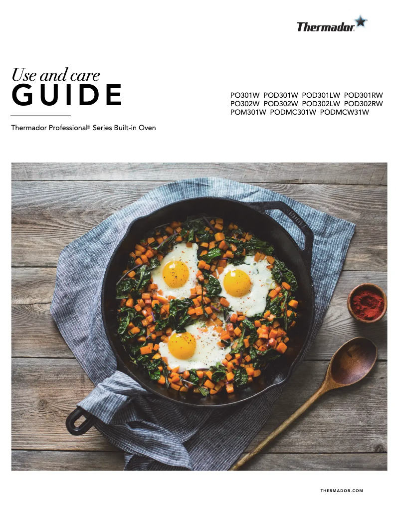 Imagen de la primera página del manual del dispositivo POD301LW