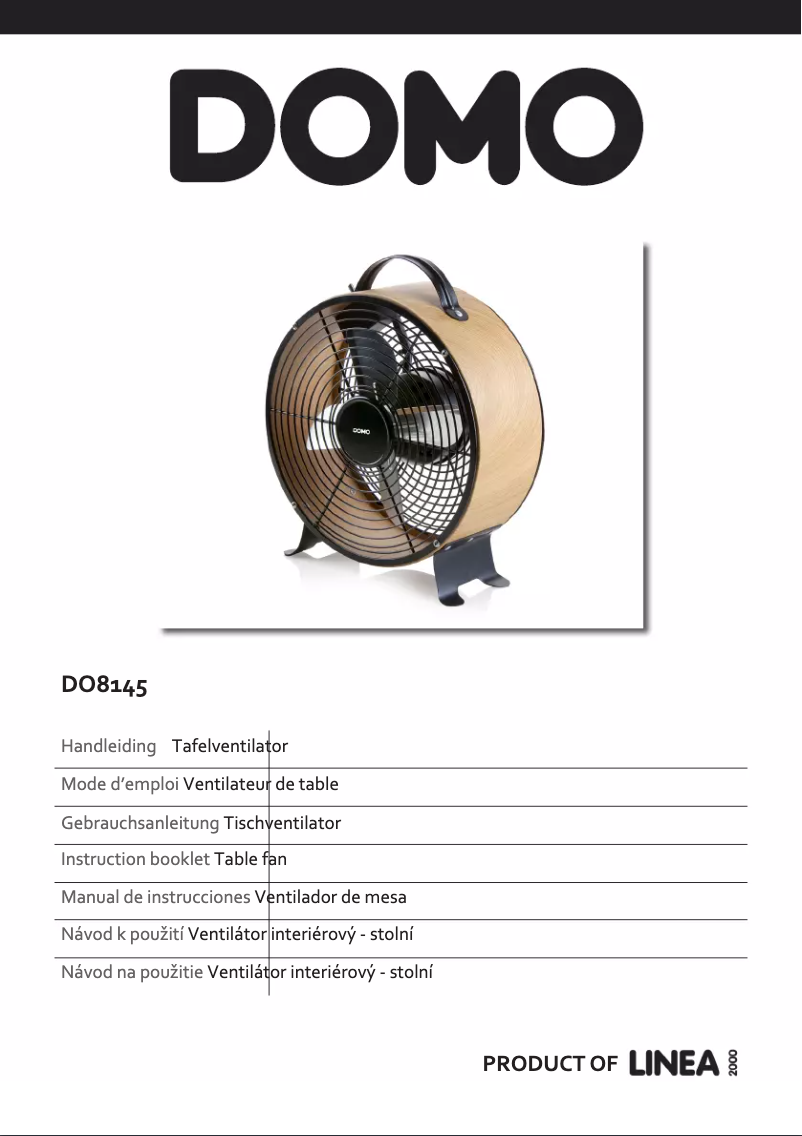 Imagen de la primera página del manual del dispositivo DO8145