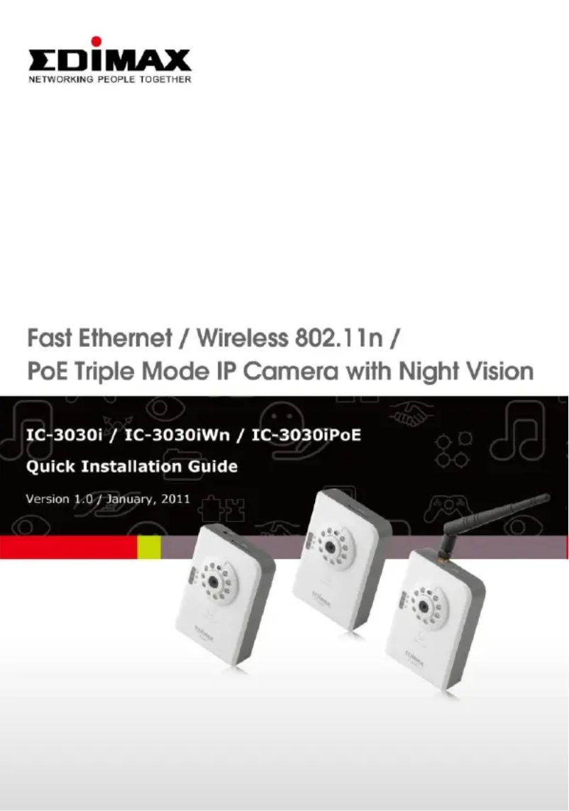 Imagen de la primera página del manual del dispositivo IC-3030IPOE