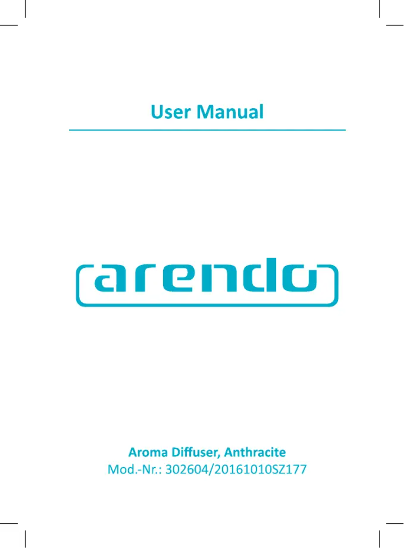 Página 1 del manual Manual de usuario Arendo 302604