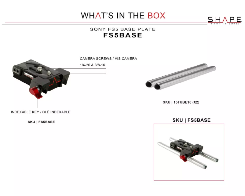 Imagen de la primera página del manual del dispositivo FS5BASE