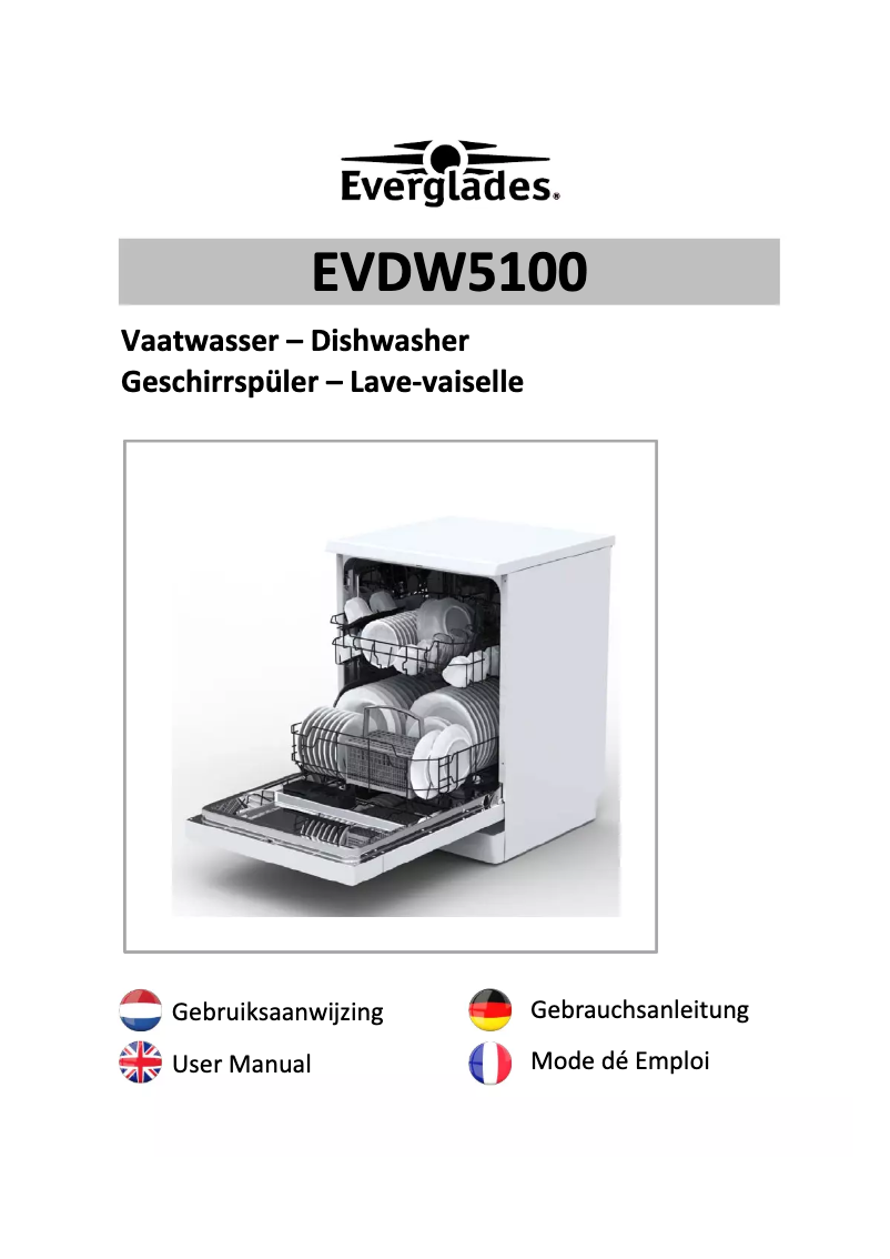 Página 1 del manual Manual de usuario Everglades EDVW5100