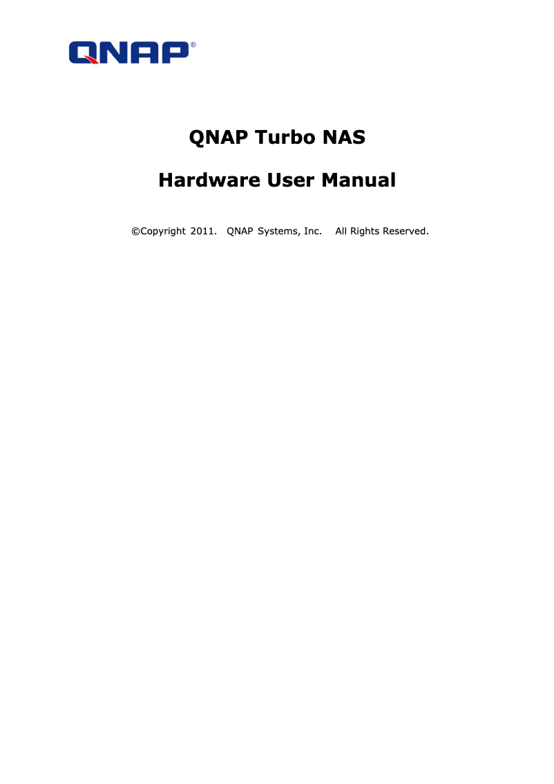Página 1 del manual Manual de usuario QNAP TS-EC1279U