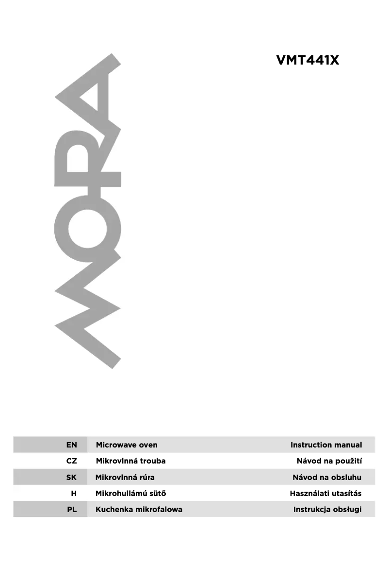 Imagen de la primera página del manual del dispositivo VMT 441 X